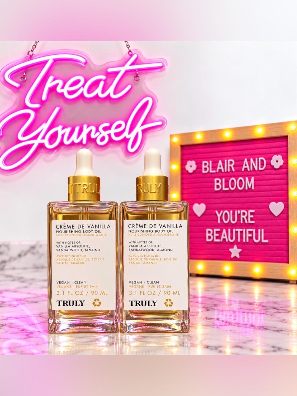 Truly Beauty Crème de Vanilla Nourishing Body Oil Bundle-Discontinued